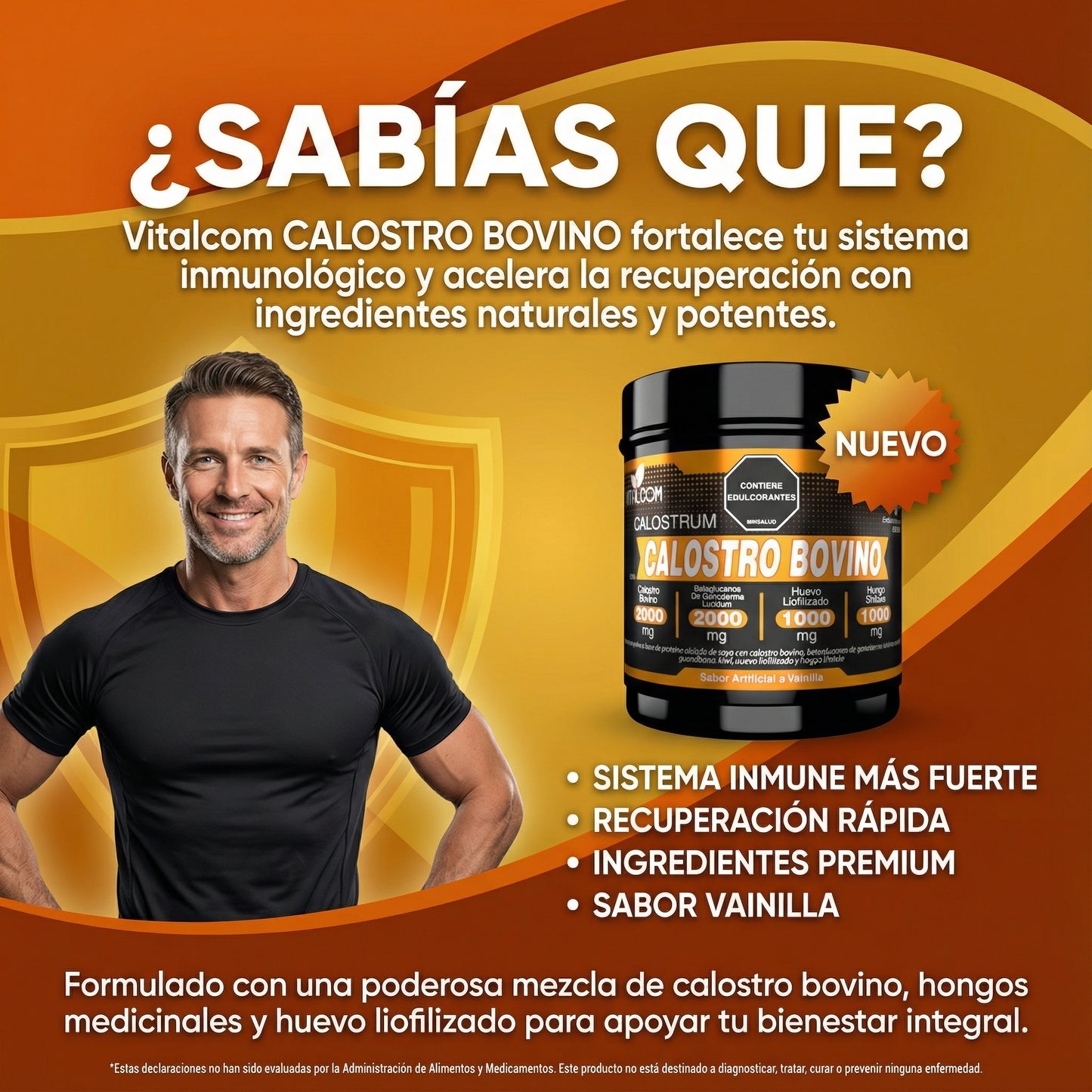 CALOSTRO BOVINO - Potencia tu Inmunidad - OFERTA