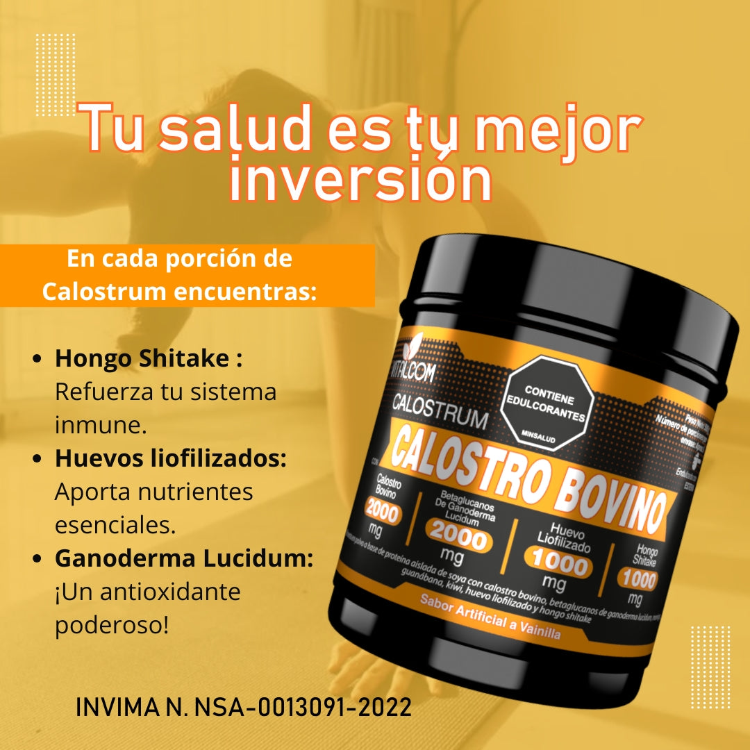 CALOSTRO BOVINO - Potencia tu Inmunidad - OFERTA